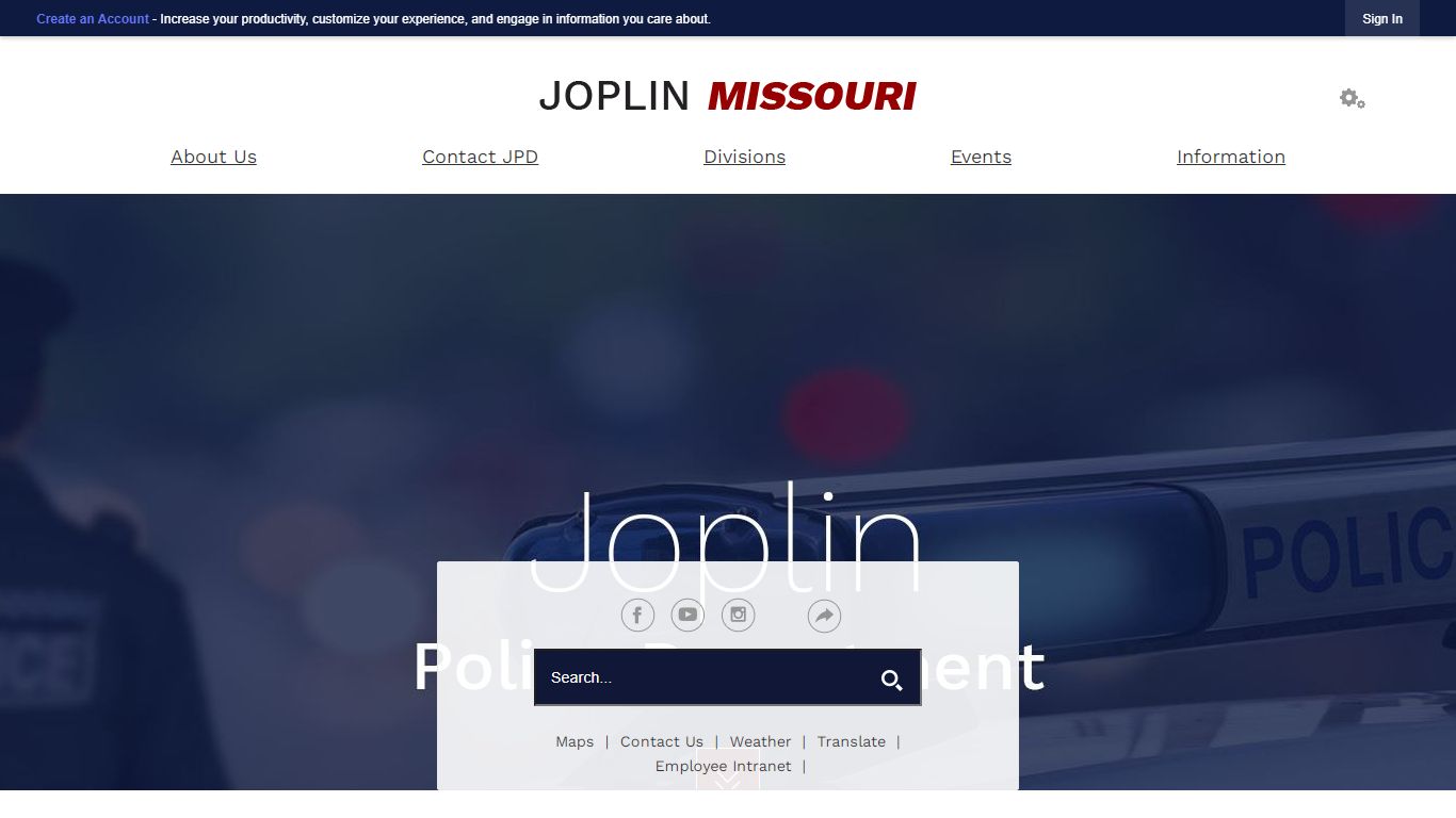 Police Department | Joplin, MO - Official Website
